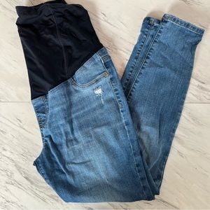 Isabel Maternity by Ingrid & Isabel Distressed Jeans